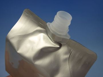 El papel de aluminio laminado se levanta la bolsa con el canalón 250ml, bolsa de la bebida