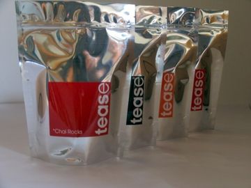 El café/el papel de aluminio laminado té se levanta la bolsa, bolsos de empaquetado respetuosos del medio ambiente del bocado del caramelo