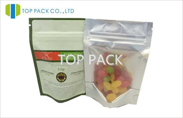 Levántese los bolsos polivinílicos que empaquetan, pequeños bolsos plásticos de la categoría alimenticia de la cremallera