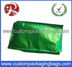 Bolsos de empaquetado del escudete de aluminio del café lateral verde del papel con el sello caliente