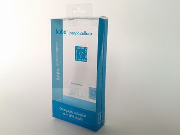 Cajas claras del envase de plástico de la cubierta de la moda, empaquetado plástico de la ampolla de la impresión en offset