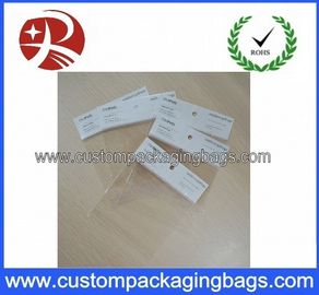 Bolsos de empaquetado reciclados de la aduana de la impresión, pequeños bolsos de OPP con el jefe
