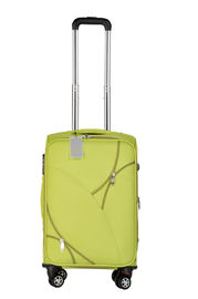 24&quot; equipaje suave del rodillo del verde que viaja empaqueta la maleta rodada de la tela de lana basta para las mujeres
