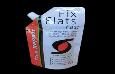 La impresión flexible y se levanta las bolsas del canalón para el embalaje del zumo de fruta del helada
