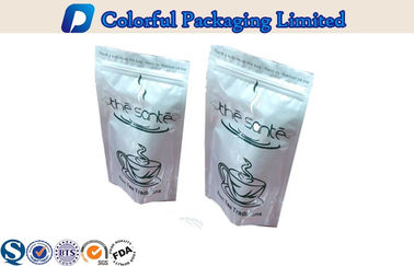 el papel de aluminio Ziplock 250g/500g/1kg se levanta la bolsa para el empaquetado del té