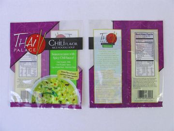 Bolsos de empaquetado ROHS de la bolsa plástica por encargo de la comida aprobados