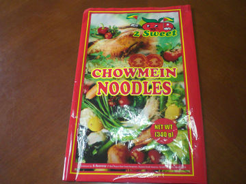 Los tallarines que empaquetan, bolsa de Chowmein de la categoría alimenticia empaquetan la aduana 340g