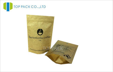 Los bolsos de café lacrables del grano de café con la válvula, se levantan bolsos de la bolsa