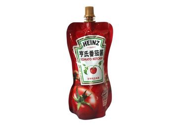 Levántese el empaquetado biodegradable del papel de aluminio para la salsa de tomate