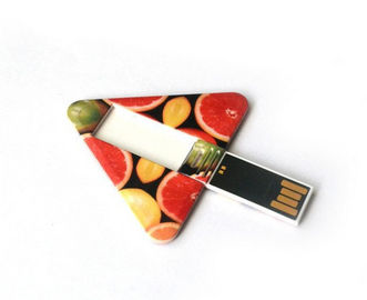 Unidad USB plástica de la tarjeta del triángulo
