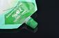 El empaquetado líquido llano de la bolsa 150ml se levanta verde con la boca