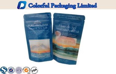 Plásticos biodegradables de los mariscos suaves degradables de la sal se levantan la bolsa con la ventana