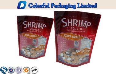 Los mariscos coloridos de la calefacción del OEM se levantan la bolsa que empaqueta con la ventana
