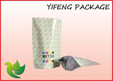 El papel de aluminio plástico se levanta la bolsa para la tinta con la impresión de encargo