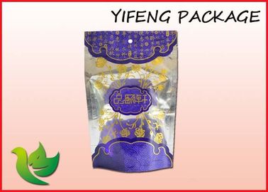 La ventana clara plástica se levanta la bolsa con la cremallera para el tabaco Packaing