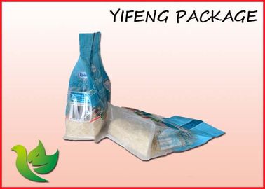 Bolsa de papel alineada plástico de la parte inferior plana con el cierre superior de cremallera para la fruta seca