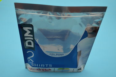 Bolsa amistosa de la cremallera de Eco que empaqueta la ropa que se puede volver a sellar para la camiseta