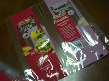 Bolsa que se puede volver a sellar de pie de la hoja del escudete que empaqueta para el pan del bocado