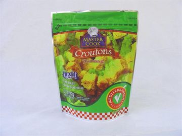 Levántese los bolsos de empaquetado de la bolsa lacrable de la comida con la cremallera Rohs flexible