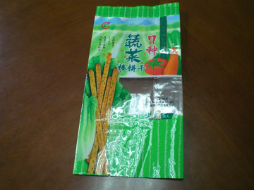 Bolsa reforzada lateral verde de la comida que empaqueta para el ANIMAL DOMÉSTICO/CPP de la galleta