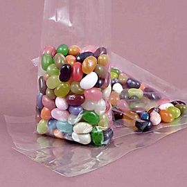 Bolsos planos del polipropileno del claro del fabricante de China para el caramelo