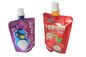 Líquido de Eco/bolsa amistosos del canalón del jugo que empaqueta para el bebé, naranja/rosa
