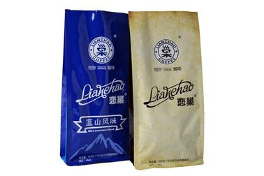 El café de Eco que empaqueta la bolsa de la parte inferior plana/que se puede volver a sellar amistosos se levanta bolsas