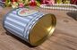 impresión de encargo del logotipo de la caja oval de la lata del regalo del grueso de 0.23m m para el empaquetado del caramelo/del café